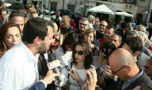 Salvini intervistato da Cecilia Càsole